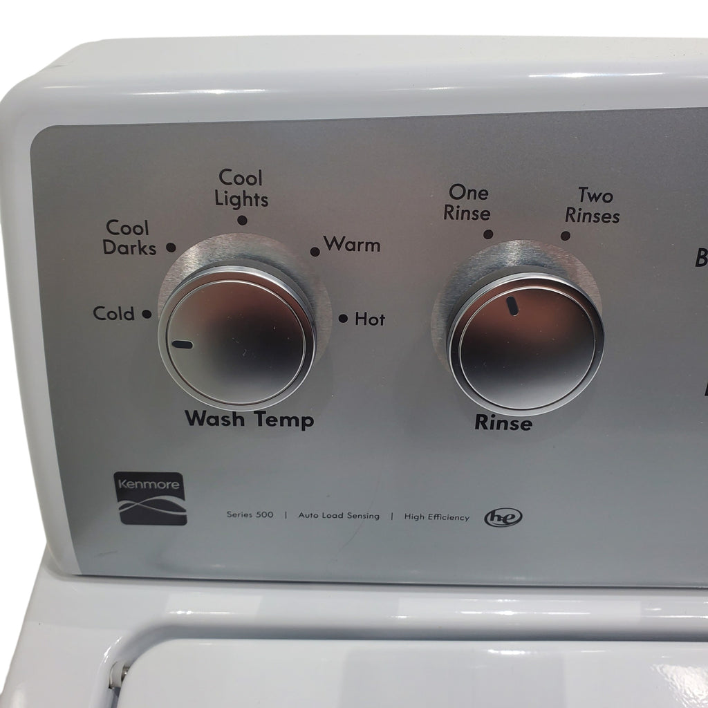 Pictures of Kenmore White 4.3 cu. Ft Top Load Washer w/Triple Action Impeller with StainBoost Feature - Certified Refurbished - Neu Appliance Outlet - Discount Appliance Outlet in Austin, Tx