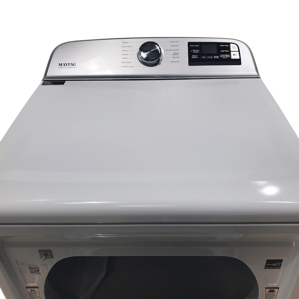 Pictures of ENERGY STAR Maytag Smart Capable 7.4 cu. ft. Electric Steam Dryer with Extra Power Button - Scratch & Dent - Minor - Neu Appliance Outlet - Discount Appliance Outlet in Austin, Tx