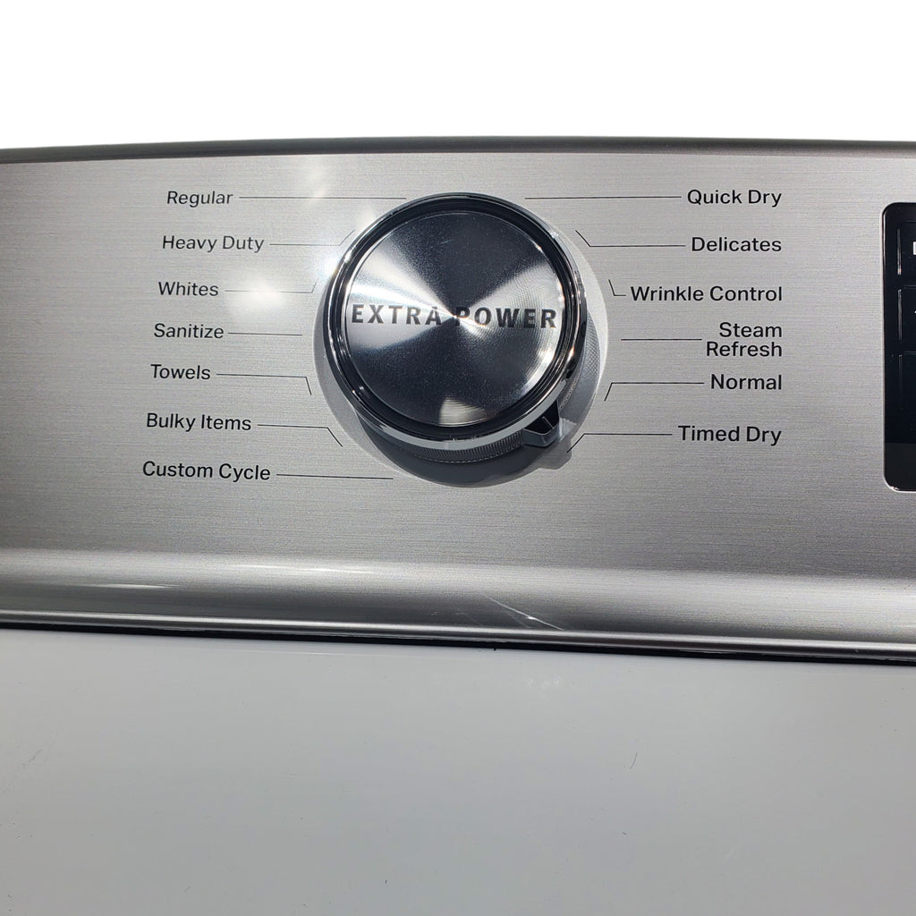 Pictures of ENERGY STAR Maytag Smart Capable 7.4 cu. ft. Electric Steam Dryer with Extra Power Button - Scratch & Dent - Minor - Neu Appliance Outlet - Discount Appliance Outlet in Austin, Tx