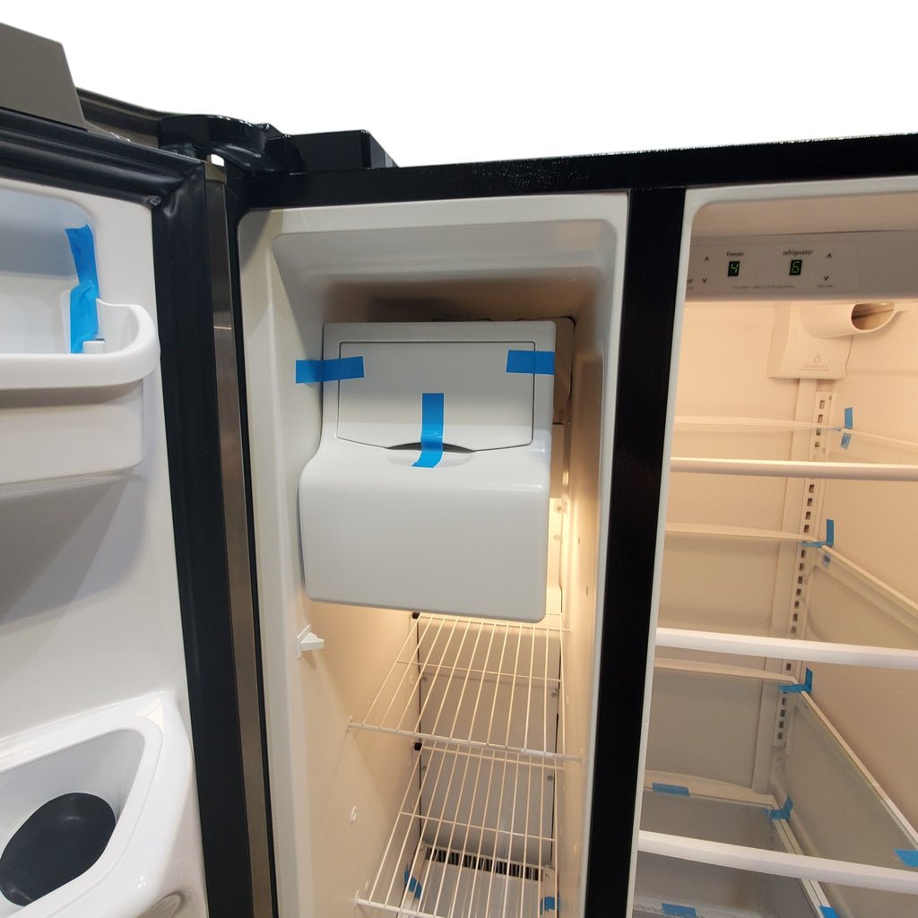 Pictures of Frigidaire 36 inch wide Stainless Steel 26 cu ft Side by Side Refrigerator with Ice/Water Dispenser, PureSource Filter and Ready Select Controls - Certified Refurbished - Neu Appliance Outlet - Discount Appliance Outlet in Austin, Tx