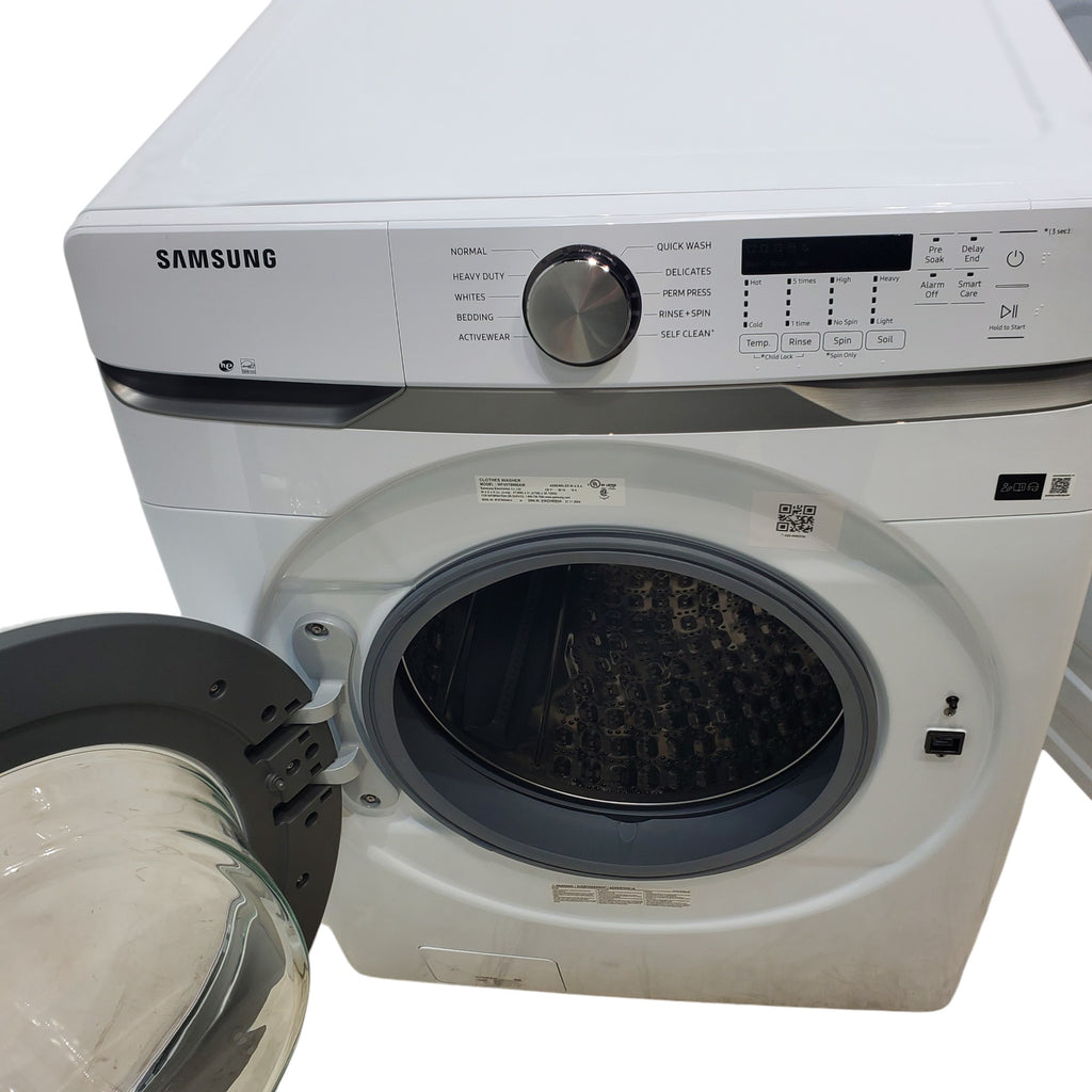 Pictures of ENERGY STAR Samsung 4.5 cu. ft. Front Load Washer with Vibration Reduction and Samsung 7.5 cu. ft. Front Load Gas with Sensor Dry and Interior Drum Light- Scratch & Dent - Minor - Neu Appliance Outlet - Discount Appliance Outlet in Austin, Tx