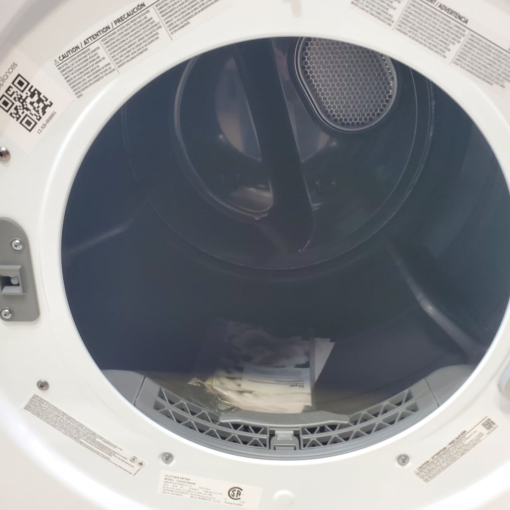 Pictures of ENERGY STAR Samsung 4.5 cu. ft. Front Load Washer with Vibration Reduction and Samsung 7.5 cu. ft. Front Load Gas with Sensor Dry and Interior Drum Light- Scratch & Dent - Minor - Neu Appliance Outlet - Discount Appliance Outlet in Austin, Tx