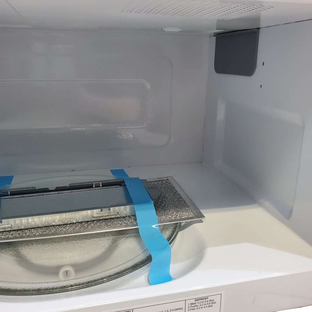 Pictures of Fingerprint Resistant Stainless Steel Whirlpool 1.7 cu. ft. Over the Range Microwave Dishwasher Safe Turntable Plate - Open Box - Neu Appliance Outlet - Discount Appliance Outlet in Austin, Tx