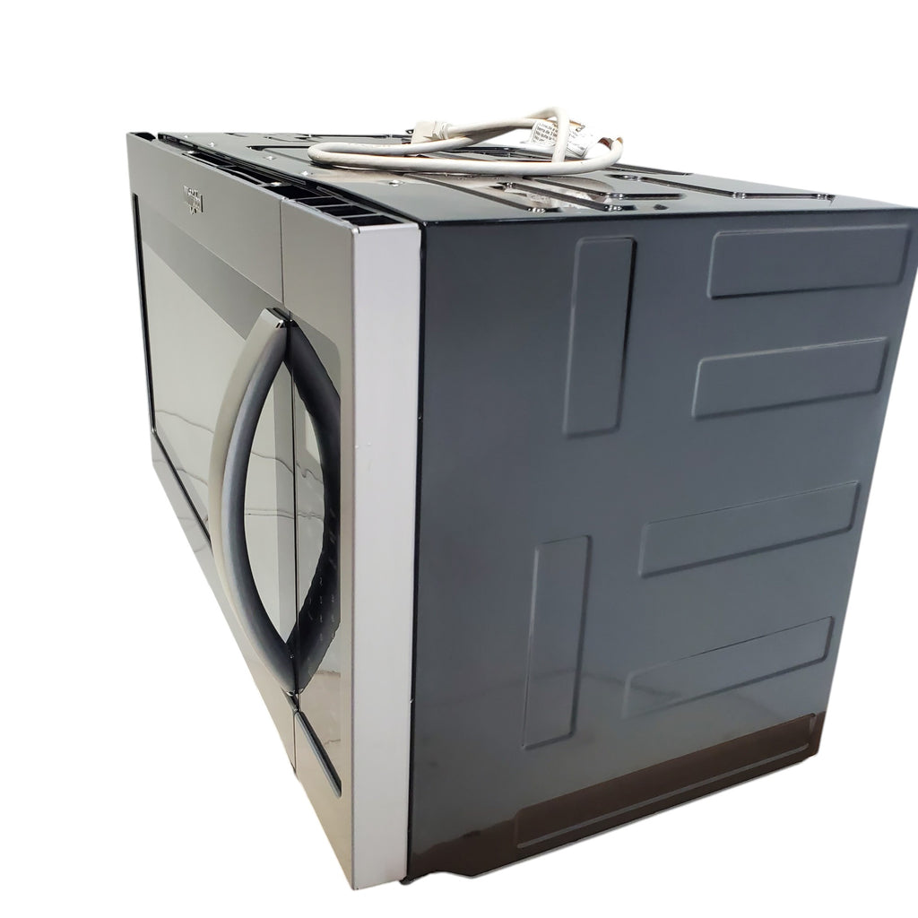 Pictures of Fingerprint Resistant Stainless Steel Whirlpool 1.7 cu. ft. Over the Range Microwave Dishwasher Safe Turntable Plate - Open Box - Neu Appliance Outlet - Discount Appliance Outlet in Austin, Tx