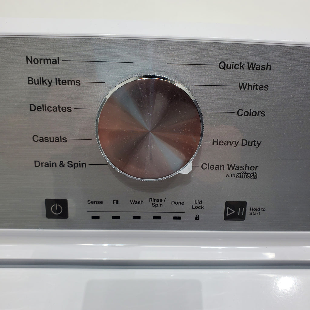 Pictures of Maytag 4.5 cu. ft. Top Load Washer with Power Agitator and 7.0 cu. ft. Gas Dryer with Reversible Door MVW4505MW / MGD4500MW- Open Box - Neu Appliance Outlet - Discount Appliance Outlet in Austin, Tx