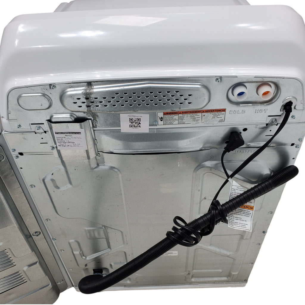 Pictures of Maytag 4.5 cu. ft. Top Load Washer with Power Agitator and 7.0 cu. ft. Gas Dryer with Reversible Door MVW4505MW / MGD4500MW- Open Box - Neu Appliance Outlet - Discount Appliance Outlet in Austin, Tx