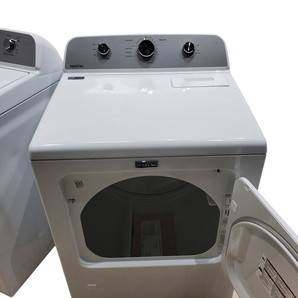 Pictures of Maytag 4.5 cu. ft. Top Load Washer with Power Agitator and 7.0 cu. ft. Gas Dryer with Reversible Door MVW4505MW / MGD4500MW- Open Box - Neu Appliance Outlet - Discount Appliance Outlet in Austin, Tx