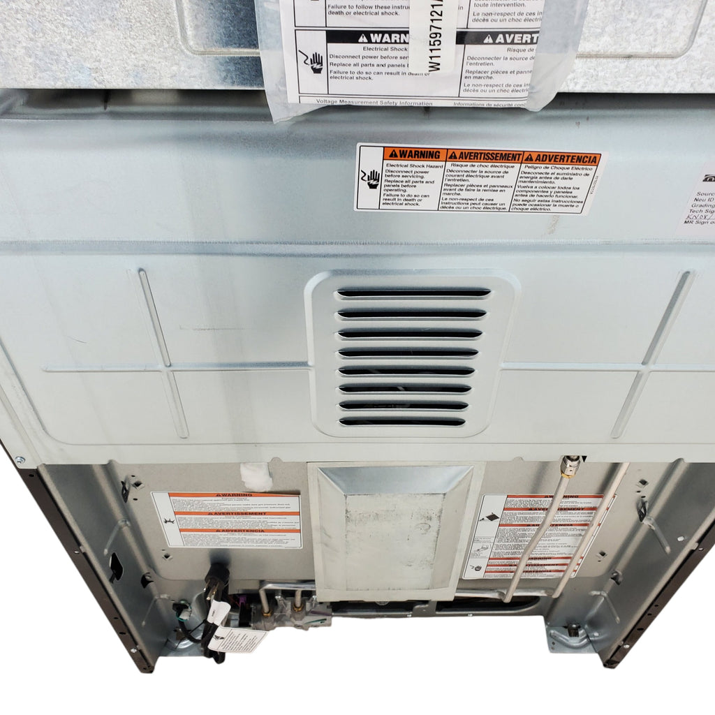 Pictures of Stainless Steel with Printshield Finish KitchenAid 30-in 5 Burners 5.8-cu ft Self-cleaning Convection Oven Freestanding Natural Gas Range - Scratch & Dent - Minor - Neu Appliance Outlet - Discount Appliance Outlet in Austin, Tx