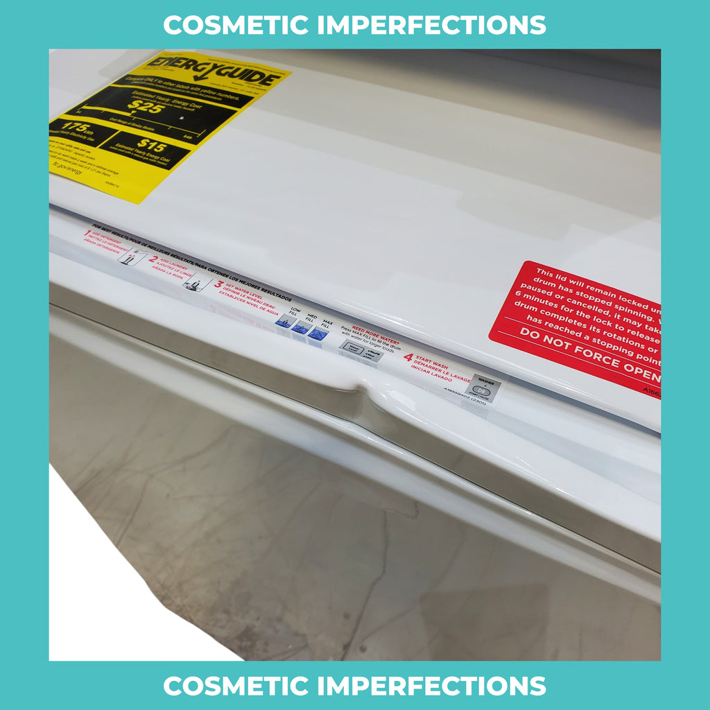 Pictures of Frigidaire Stacked Laundry Center with 3.9 cu ft Capacity Washer and 5.6 cu ft Electric Dryer with Maxfill Option FLCE7522AW - Scratch & Dent - Minor - Neu Appliance Outlet - Discount Appliance Outlet in Austin, Tx