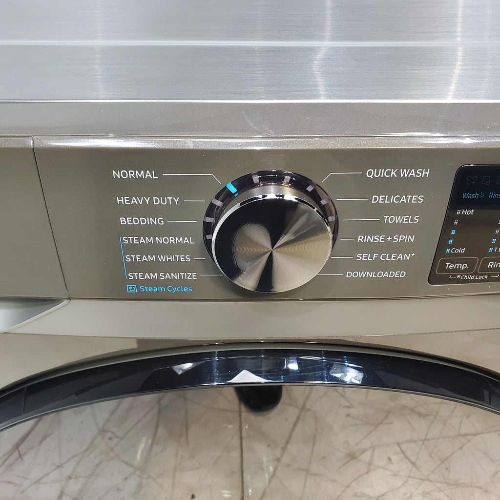 Pictures of Platinum ENERGY STAR Samsung 4.5 cu. ft. Front Load Washer with WiFi Connectivity - Scratch & Dent - Minor - Neu Appliance Outlet - Discount Appliance Outlet in Austin, Tx
