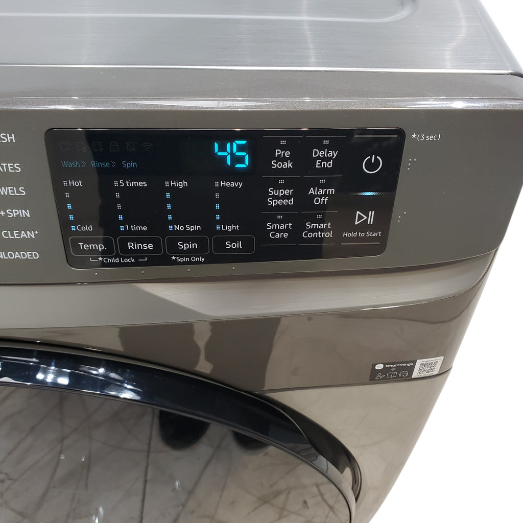 Pictures of Platinum ENERGY STAR Samsung 4.5 cu. ft. Front Load Washer with WiFi Connectivity - Scratch & Dent - Minor - Neu Appliance Outlet - Discount Appliance Outlet in Austin, Tx