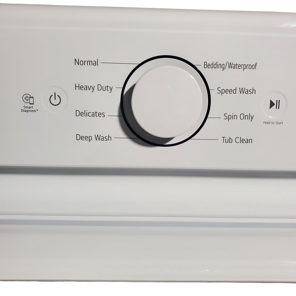 Pictures of ENERGY STAR LG 4.1 cu. ft. Top Load Washing Machine with 4-Way Agitator and ENERGY STAR LG 7.3 cu. ft. Gas Dryer with Smart Diagnosis - Open Box - Neu Appliance Outlet - Discount Appliance Outlet in Austin, Tx