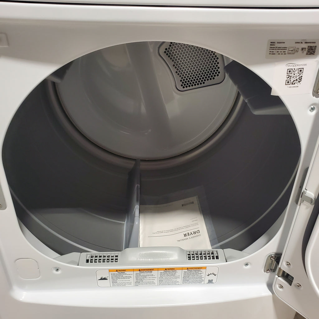 Pictures of ENERGY STAR LG 4.1 cu. ft. Top Load Washing Machine with 4-Way Agitator and ENERGY STAR LG 7.3 cu. ft. Gas Dryer with Smart Diagnosis - Open Box - Neu Appliance Outlet - Discount Appliance Outlet in Austin, Tx