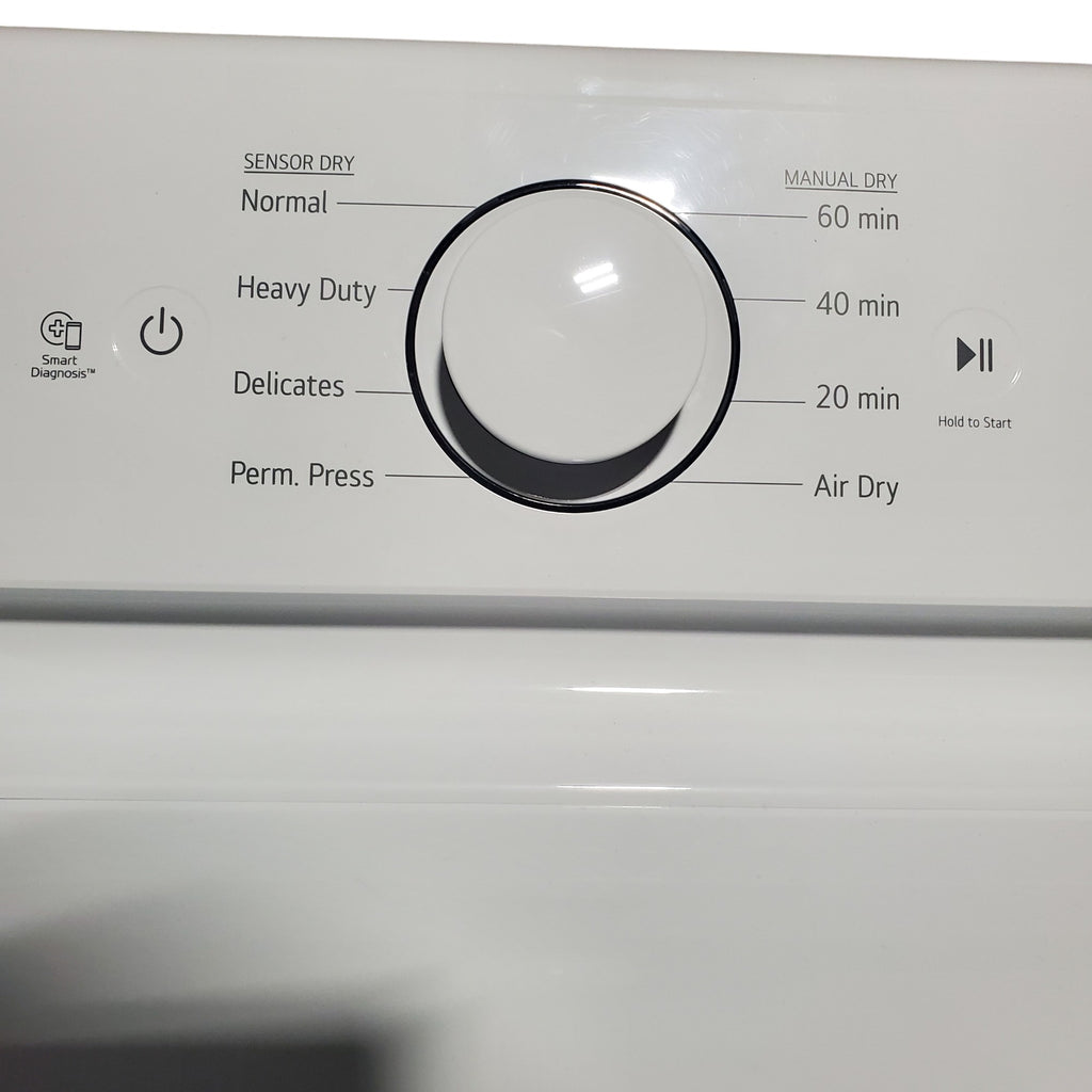Pictures of ENERGY STAR LG 4.1 cu. ft. Top Load Washing Machine with 4-Way Agitator and ENERGY STAR LG 7.3 cu. ft. Gas Dryer with Smart Diagnosis - Open Box - Neu Appliance Outlet - Discount Appliance Outlet in Austin, Tx