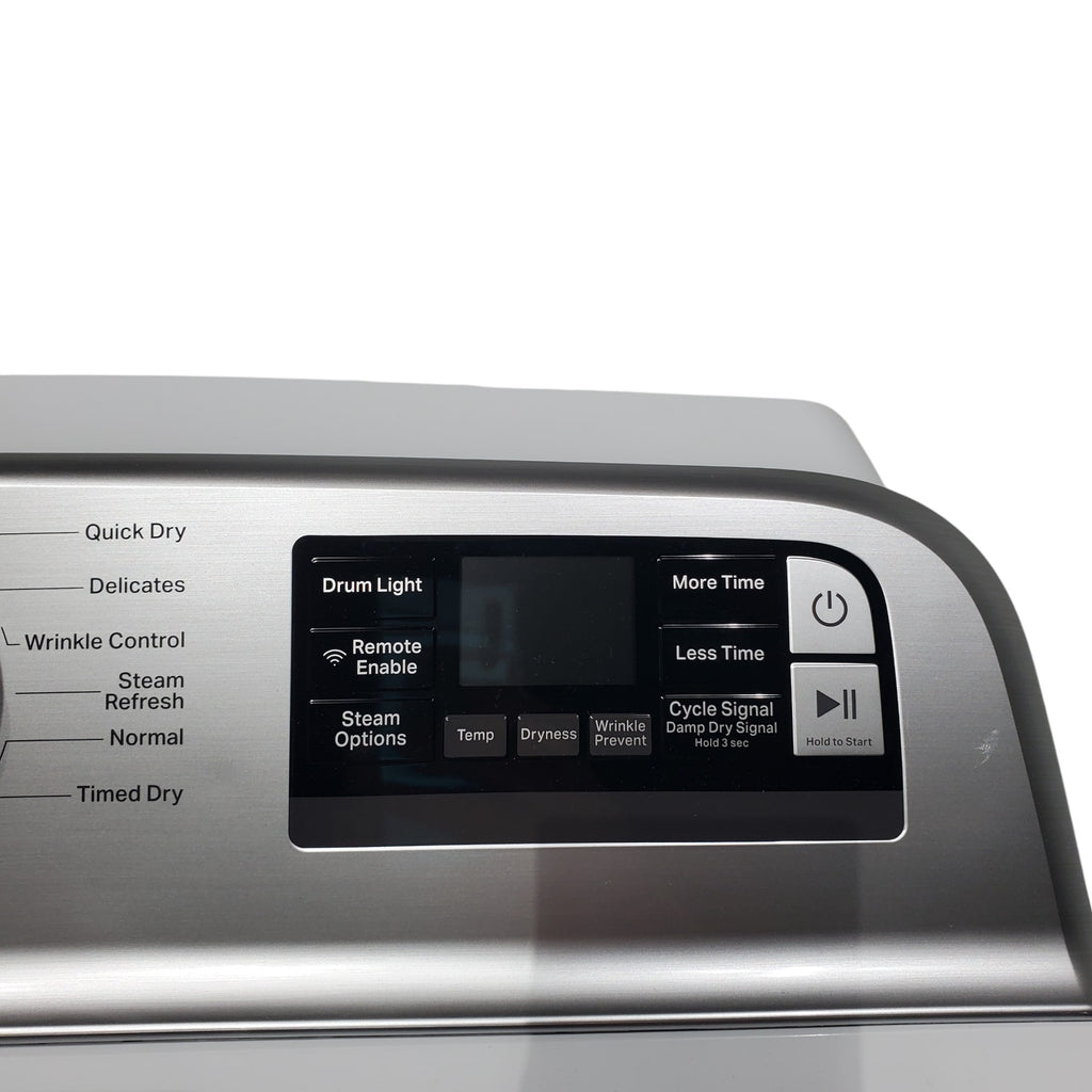 Pictures of Maytag ENERGY STAR 5.2 cu. ft. Top Load Agitator Washing Machine with Extra Power Button and ENERGY STAR Maytag Smart Capable 7.4 cu. ft. Electric Steam Dryer with Extra Power Button - Scratch & Dent - Minor - Neu Appliance Outlet - Discount Appliance Outlet in Austin, Tx