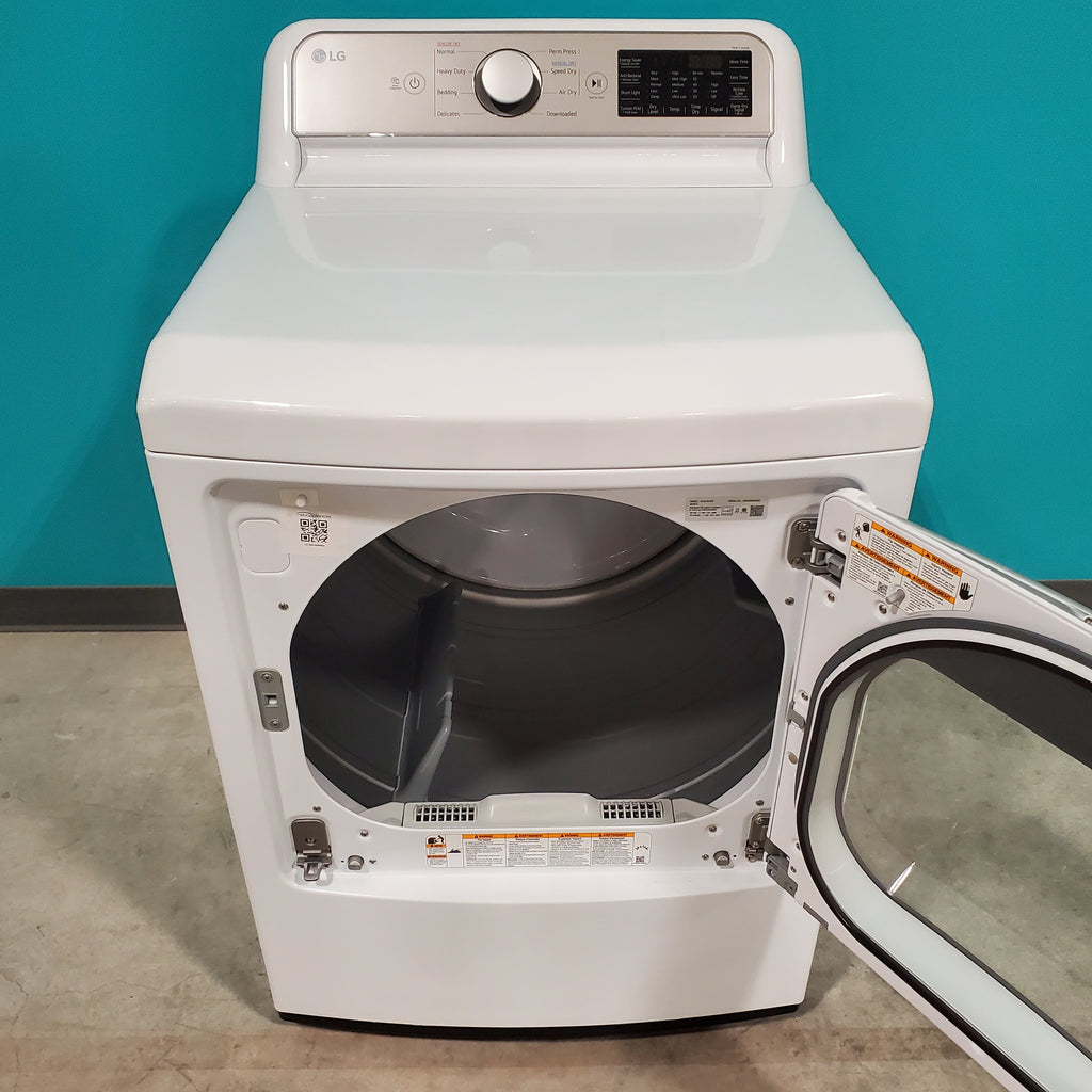Pictures of 7.3 cu. ft. Ultra Large Capacity Smart wi-fi Enabled Rear Control Gas Dryer with EasyLoad™ Door DLG7401WE - Scratch & Dent - Minor - Neu Appliance Outlet - Discount Appliance Outlet in Austin, Tx