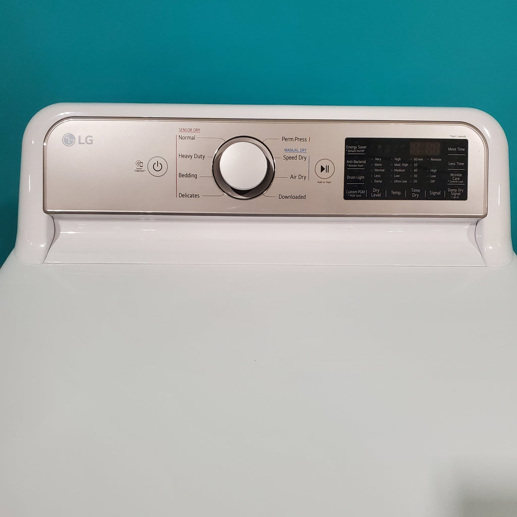 Pictures of 7.3 cu. ft. Ultra Large Capacity Smart wi-fi Enabled Rear Control Gas Dryer with EasyLoad™ Door DLG7401WE - Scratch & Dent - Minor - Neu Appliance Outlet - Discount Appliance Outlet in Austin, Tx