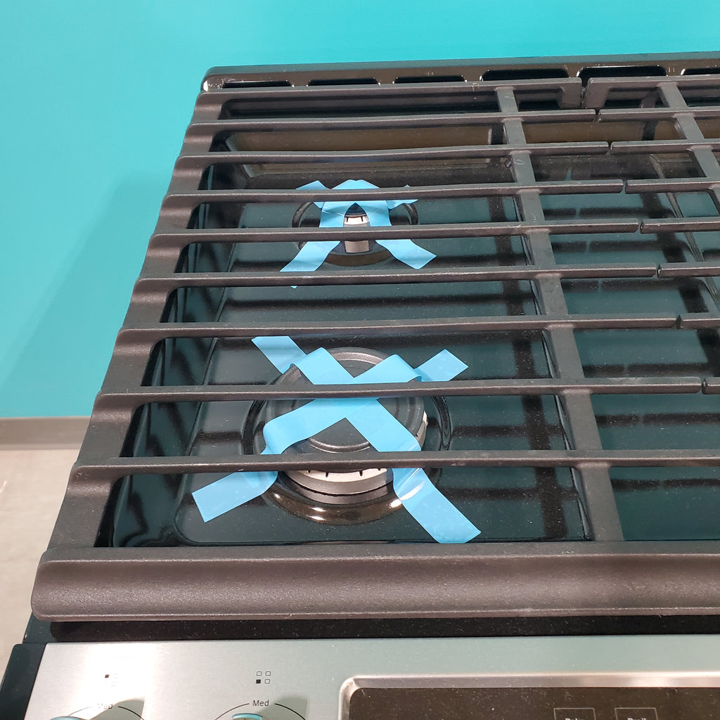 Pictures of Fingerprint Resistant Stainless Steel Whirlpool 5.0 cu. ft. 4 Burner Slide In Gas Range with Frozen Bake Technology - Open Box - Neu Appliance Outlet - Discount Appliance Outlet in Austin, Tx