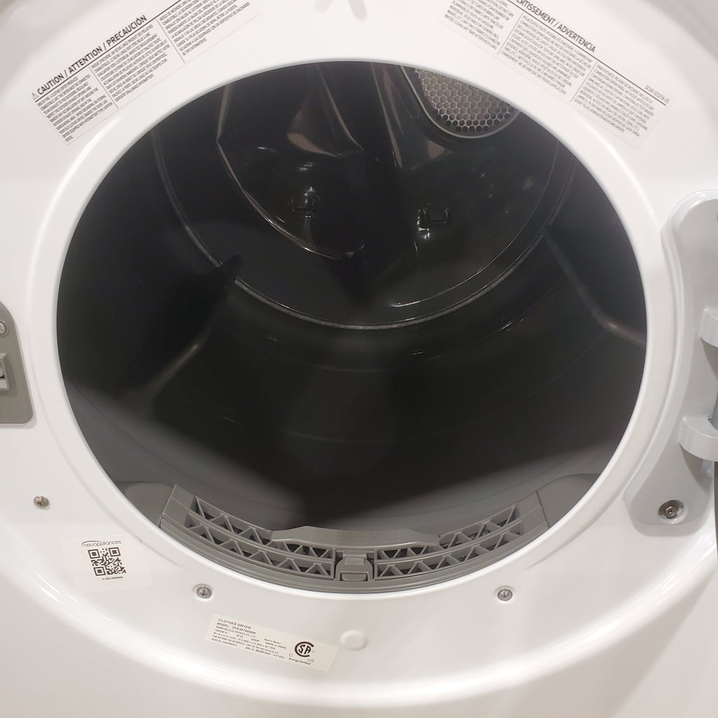 Pictures of ENERGY STAR Samsung 4.5 cu. ft. Front Load Washer with Vibration Reduction and Samsung 7.5 cu. ft. Front Load Electric Dryer with Sensor Dry and Interior Drum Light- Scratch & Dent - Minor - Neu Appliance Outlet - Discount Appliance Outlet in Austin, Tx