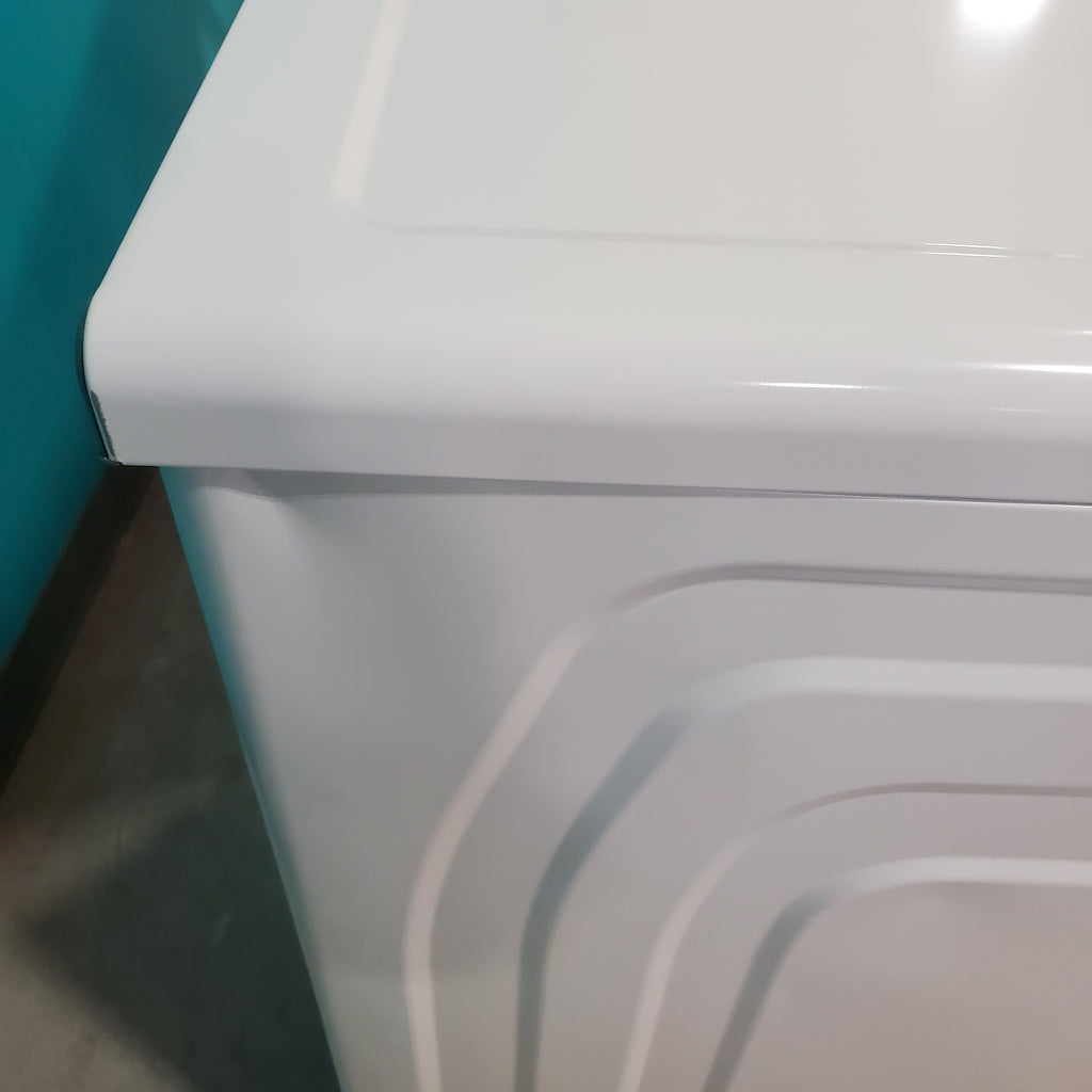 Pictures of ENERGY STAR Samsung 4.5 cu. ft. Front Load Washer with Vibration Reduction and Samsung 7.5 cu. ft. Front Load Electric Dryer with Sensor Dry and Interior Drum Light- Scratch & Dent - Minor - Neu Appliance Outlet - Discount Appliance Outlet in Austin, Tx
