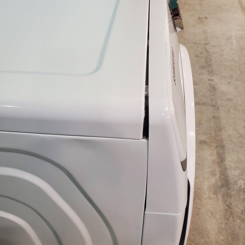 Pictures of ENERGY STAR Samsung 4.5 cu. ft. Front Load Washer with Vibration Reduction and Samsung 7.5 cu. ft. Front Load Electric Dryer with Sensor Dry and Interior Drum Light- Scratch & Dent - Minor - Neu Appliance Outlet - Discount Appliance Outlet in Austin, Tx