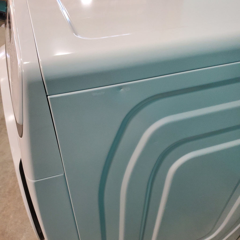Pictures of ENERGY STAR Samsung 4.5 cu. ft. Front Load Washer with Vibration Reduction and Samsung 7.5 cu. ft. Front Load Electric Dryer with Sensor Dry and Interior Drum Light- Scratch & Dent - Minor - Neu Appliance Outlet - Discount Appliance Outlet in Austin, Tx