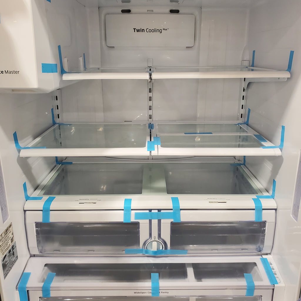 Pictures of Stainless Steel ENERGY STAR Samsung 28.07 cu. ft. 3 Door French Door Refrigerator with Dual Ice Maker - Certified Refurbished - Neu Appliance Outlet - Discount Appliance Outlet in Austin, Tx