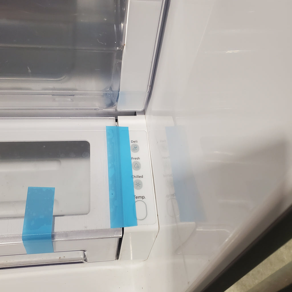 Pictures of Stainless Steel ENERGY STAR Samsung 28.07 cu. ft. 3 Door French Door Refrigerator with Dual Ice Maker - Certified Refurbished - Neu Appliance Outlet - Discount Appliance Outlet in Austin, Tx