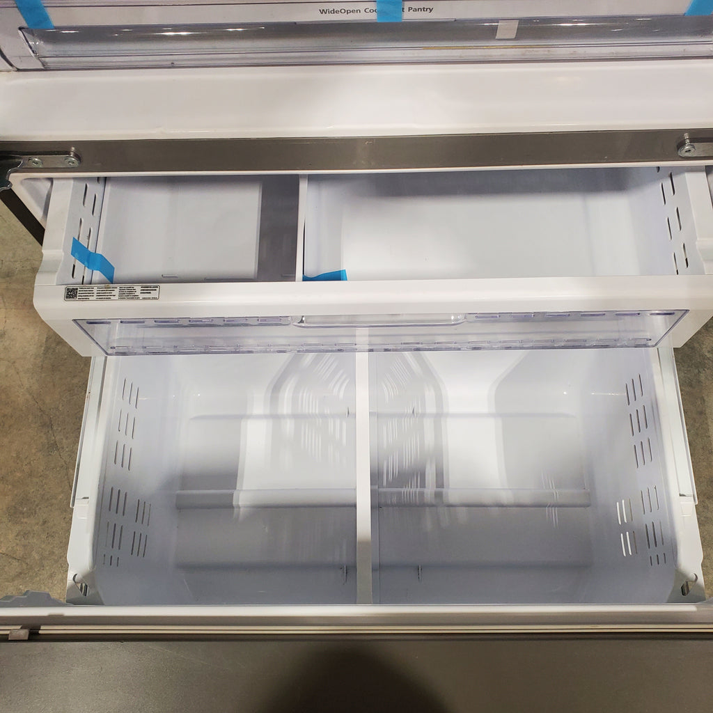 Pictures of Stainless Steel ENERGY STAR Samsung 28.07 cu. ft. 3 Door French Door Refrigerator with Dual Ice Maker - Certified Refurbished - Neu Appliance Outlet - Discount Appliance Outlet in Austin, Tx