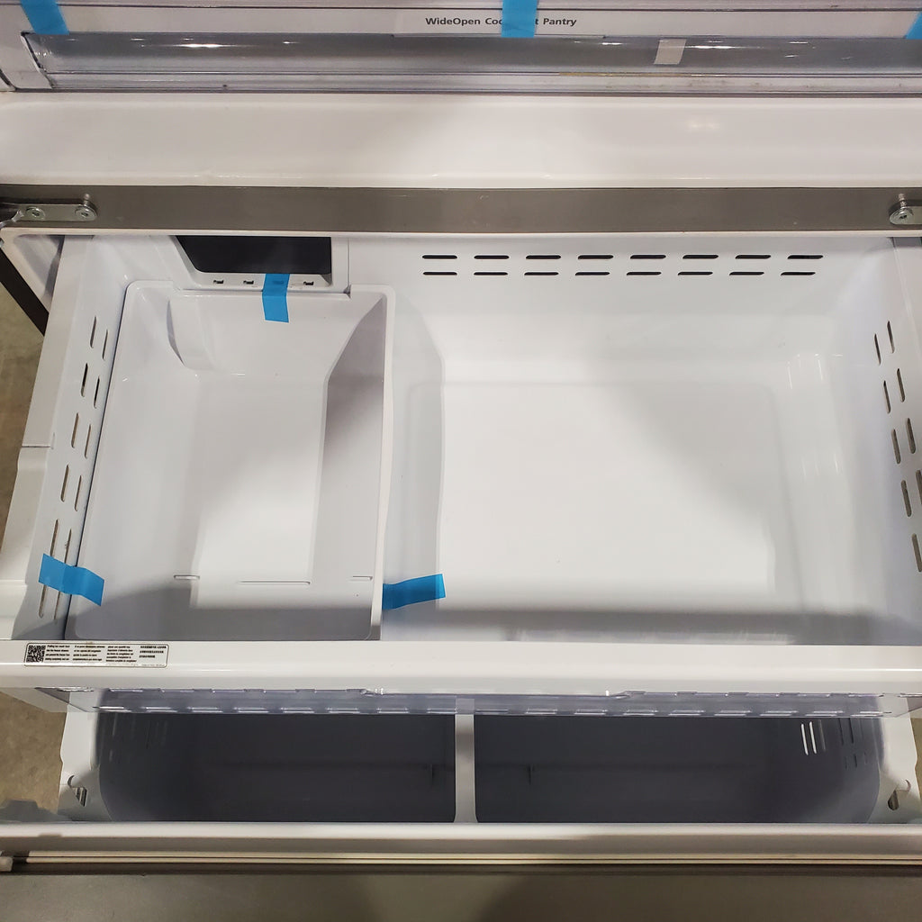 Pictures of Stainless Steel ENERGY STAR Samsung 28.07 cu. ft. 3 Door French Door Refrigerator with Dual Ice Maker - Certified Refurbished - Neu Appliance Outlet - Discount Appliance Outlet in Austin, Tx