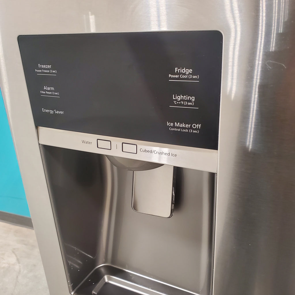 Pictures of Stainless Steel ENERGY STAR Samsung 28.07 cu. ft. 3 Door French Door Refrigerator with Dual Ice Maker - Certified Refurbished - Neu Appliance Outlet - Discount Appliance Outlet in Austin, Tx