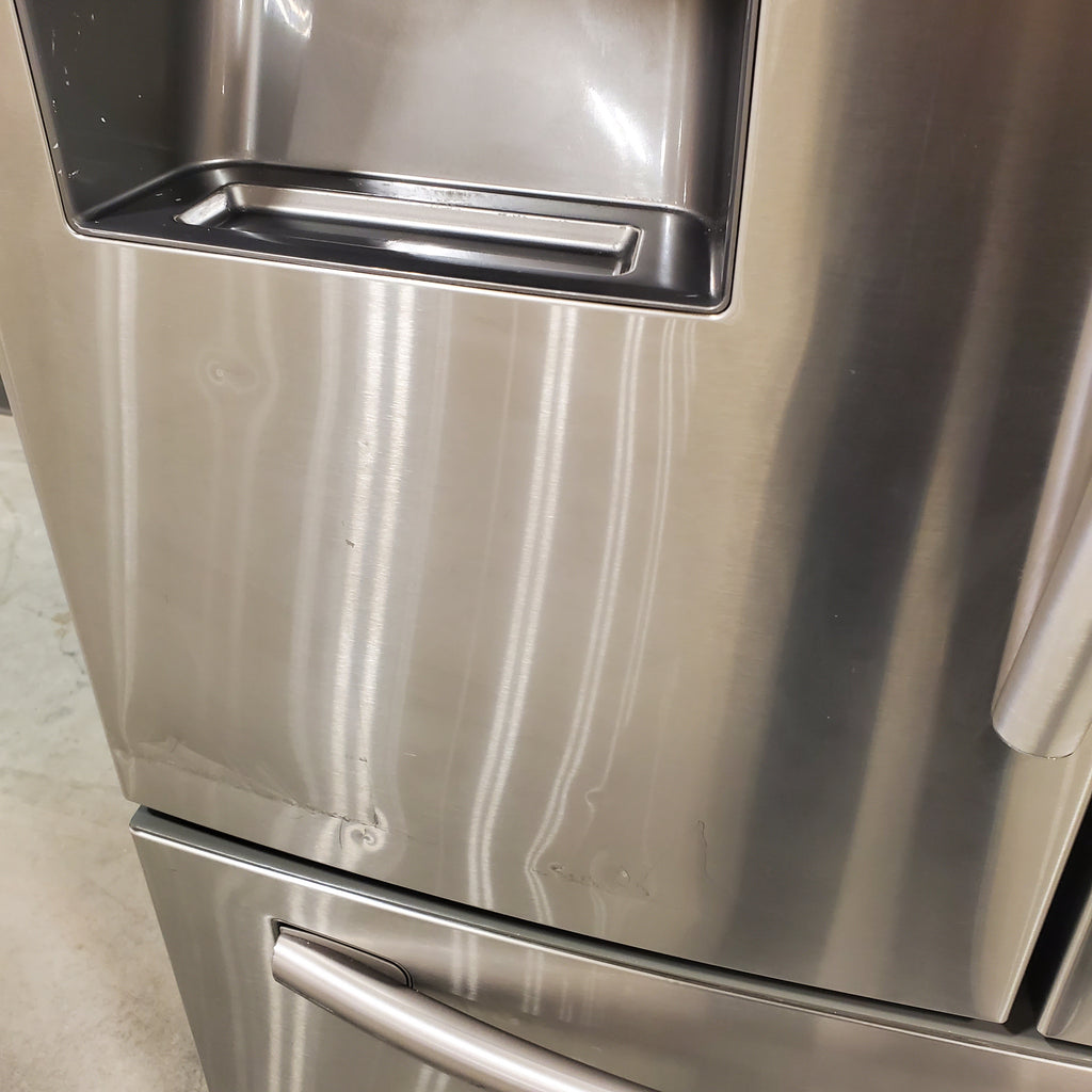 Pictures of Stainless Steel ENERGY STAR Samsung 28.07 cu. ft. 3 Door French Door Refrigerator with Dual Ice Maker - Certified Refurbished - Neu Appliance Outlet - Discount Appliance Outlet in Austin, Tx