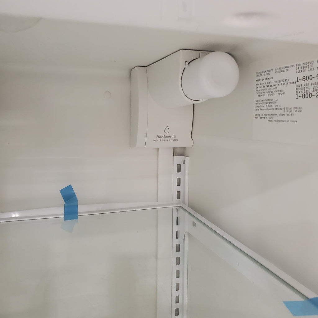 Pictures of Frigidaire 36 inch wide Stainless Steel 26 cu ft Side by Side Refrigerator with Ice/Water Dispenser, PureSource Filter and Ready Select Controls - Certified Refurbished - Neu Appliance Outlet - Discount Appliance Outlet in Austin, Tx