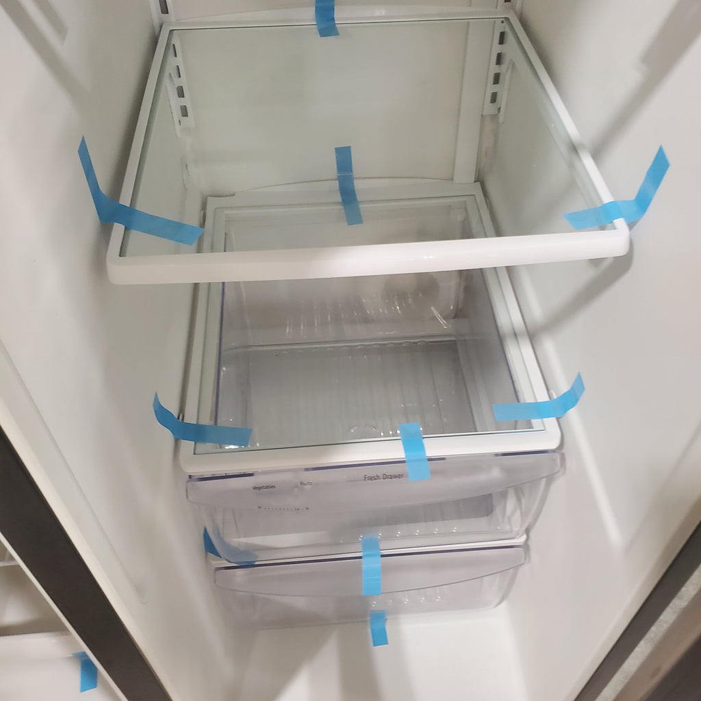 Pictures of Frigidaire 36 inch wide Stainless Steel 26 cu ft Side by Side Refrigerator with Ice/Water Dispenser, PureSource Filter and Ready Select Controls - Certified Refurbished - Neu Appliance Outlet - Discount Appliance Outlet in Austin, Tx