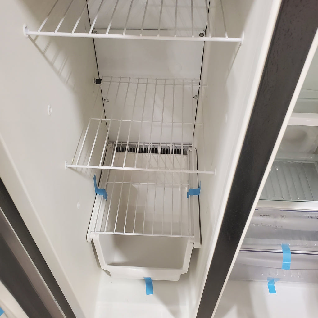 Pictures of Frigidaire 36 inch wide Stainless Steel 26 cu ft Side by Side Refrigerator with Ice/Water Dispenser, PureSource Filter and Ready Select Controls - Certified Refurbished - Neu Appliance Outlet - Discount Appliance Outlet in Austin, Tx