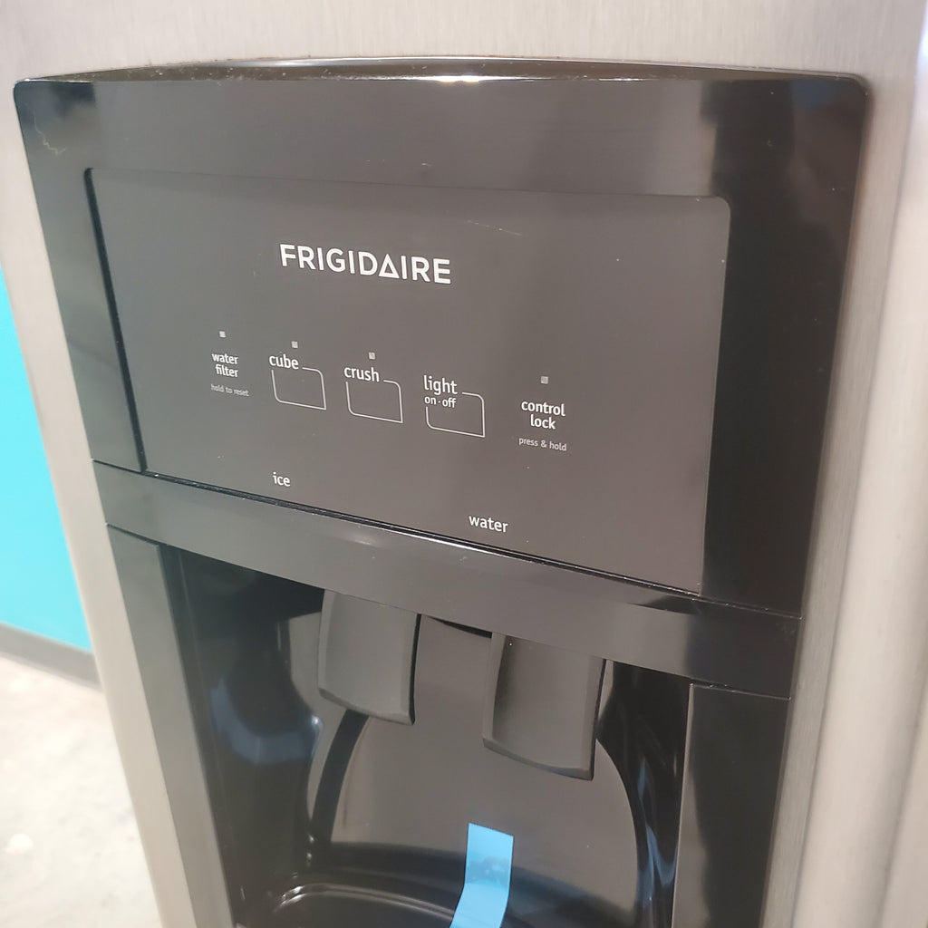 Pictures of Frigidaire 36 inch wide Stainless Steel 26 cu ft Side by Side Refrigerator with Ice/Water Dispenser, PureSource Filter and Ready Select Controls - Certified Refurbished - Neu Appliance Outlet - Discount Appliance Outlet in Austin, Tx