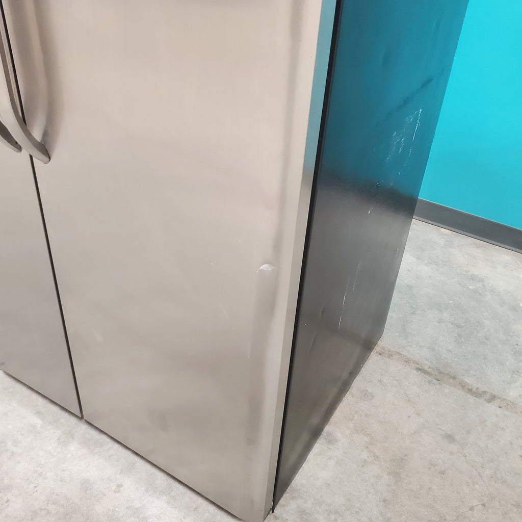 Pictures of Frigidaire 36 inch wide Stainless Steel 26 cu ft Side by Side Refrigerator with Ice/Water Dispenser, PureSource Filter and Ready Select Controls - Certified Refurbished - Neu Appliance Outlet - Discount Appliance Outlet in Austin, Tx