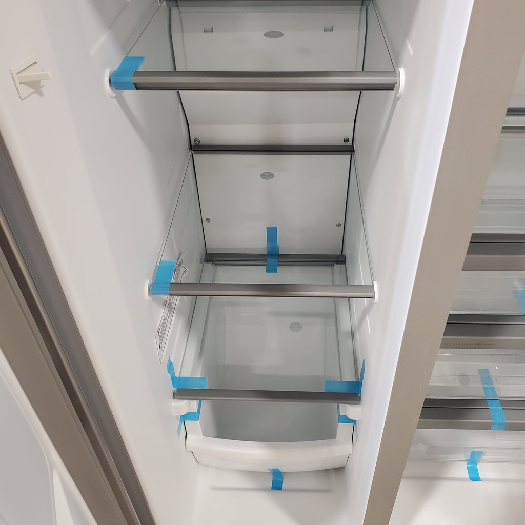 Pictures of Fingerprint-Resistant Stainless Steel Whirlpool 24.5 cu. ft. Side by Side Refrigerator with In Door Ice and Water Dispenser - Scratch & Dent - Minor - Neu Appliance Outlet - Discount Appliance Outlet in Austin, Tx