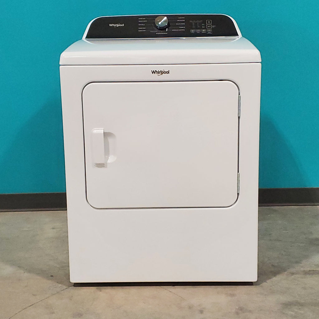 Pictures of Whirlpool® 7.0 Cu. Ft. Electric Dryer with Moisture Sensor and Steam Refresh Cycle - Scratch & Dent - Minor - Neu Appliance Outlet - Discount Appliance Outlet in Austin, Tx