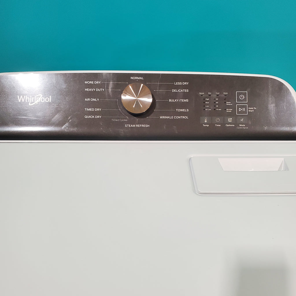 Pictures of Whirlpool® 7.0 Cu. Ft. Electric Dryer with Moisture Sensor and Steam Refresh Cycle - Scratch & Dent - Minor - Neu Appliance Outlet - Discount Appliance Outlet in Austin, Tx
