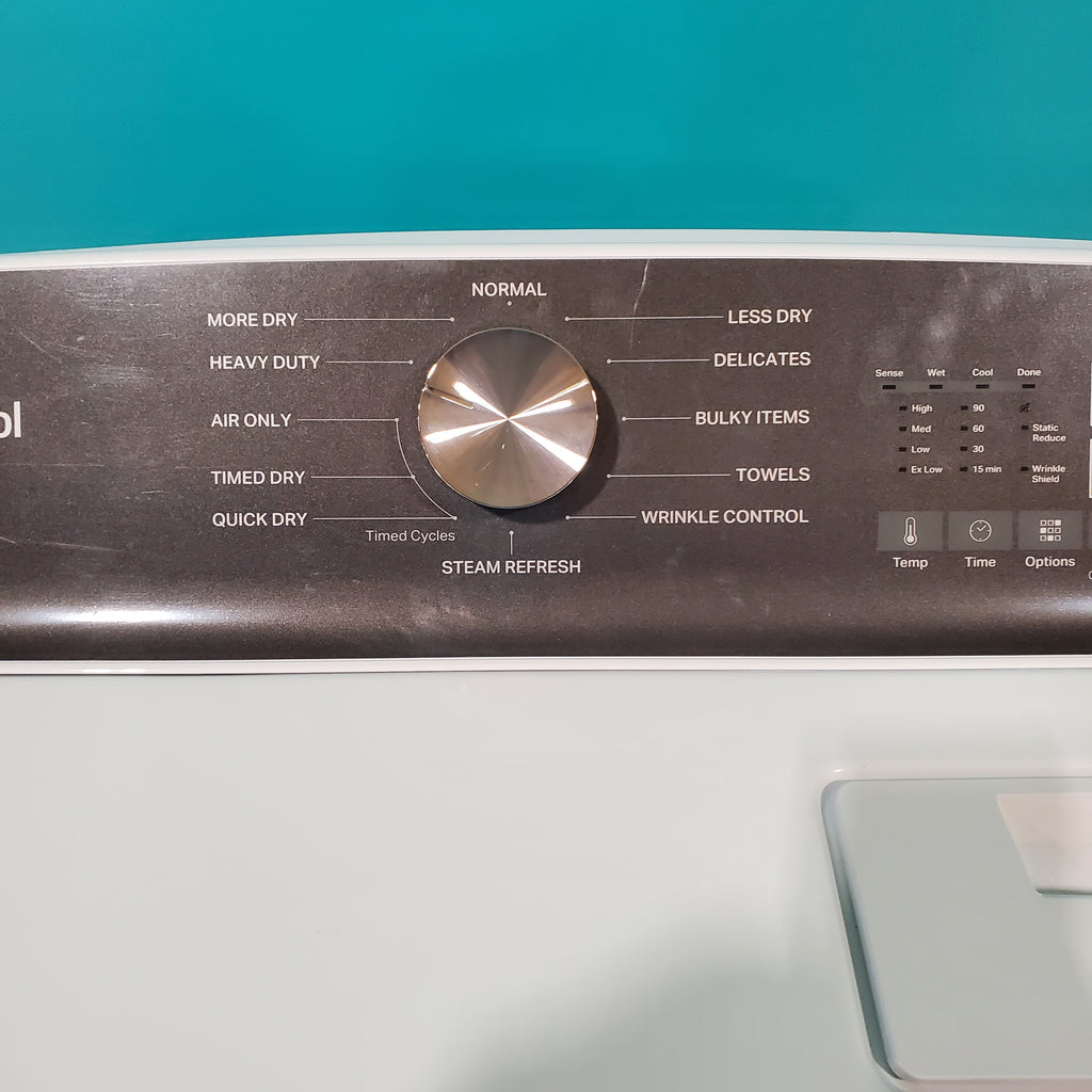 Pictures of Whirlpool® 7.0 Cu. Ft. Electric Dryer with Moisture Sensor and Steam Refresh Cycle - Scratch & Dent - Minor - Neu Appliance Outlet - Discount Appliance Outlet in Austin, Tx