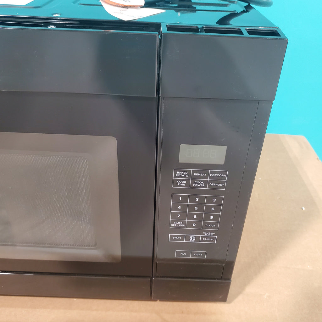 Pictures of Amana Black 1.6 cu. ft. Over the Range Microwave AMV2307PFB - Open Box - Neu Appliance Outlet - Discount Appliance Outlet in Austin, Tx