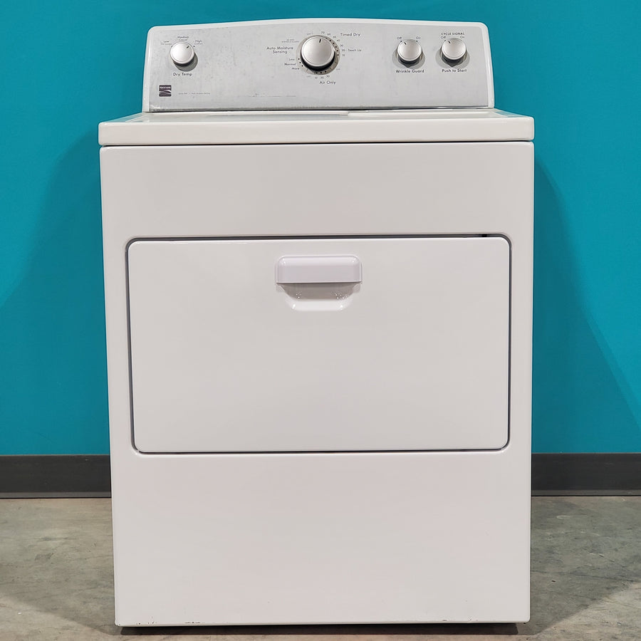 Kenmore Top Load 4.2 cu ft Capacity Washing Machine with Triple Action Agitator with Deep Fill Option and ENERGY STAR Kenmore 7.4 cu. ft. Electric Dryer with Auto-Dry - Certified Refurbished