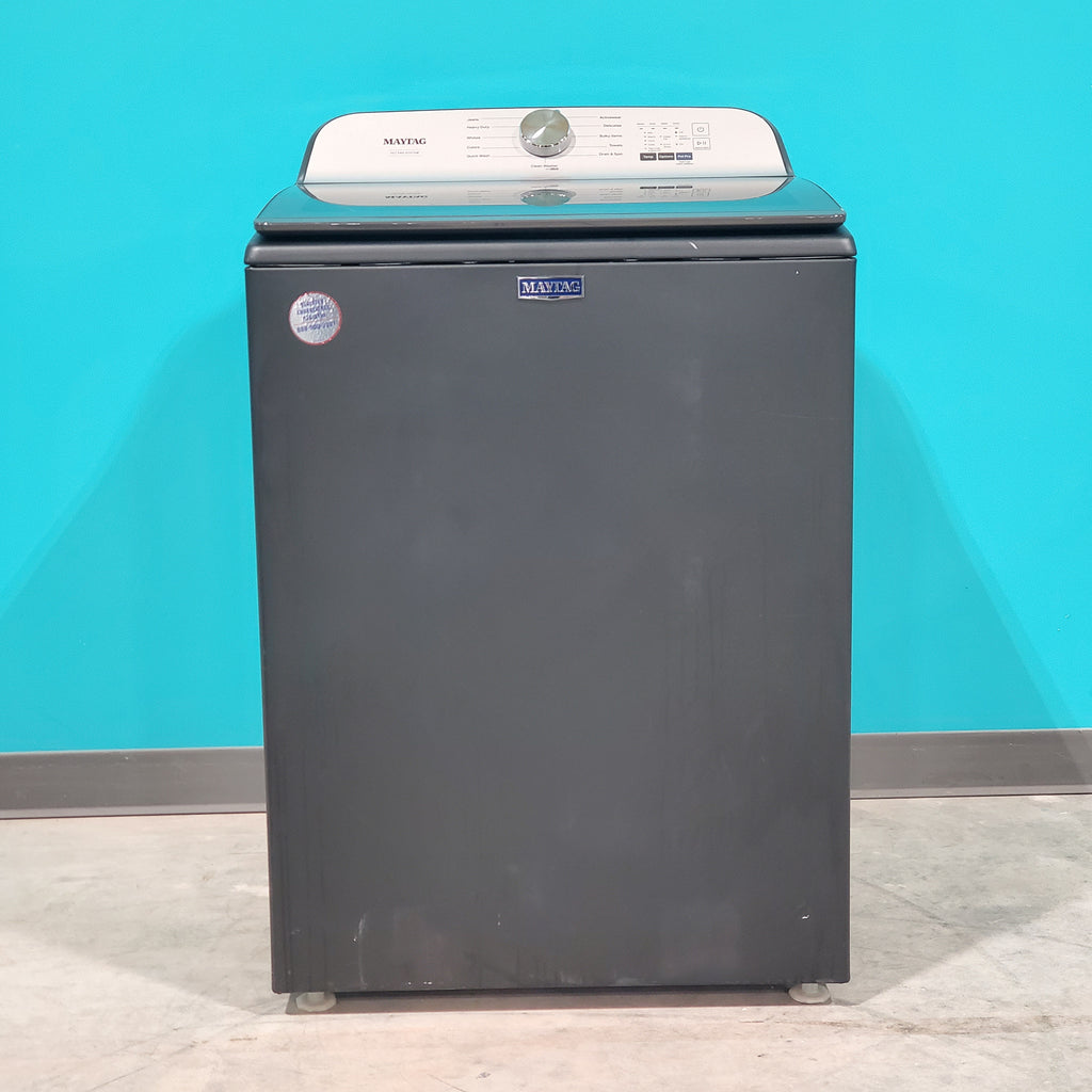 Pictures of Maytag Volcano Black Pet Pro Top Load 4.7 cu. ft. Washer with Deep Fill option and Built-in Water Faucet MVW6500MBK - Scratch & Dent - Minor - Neu Appliance Outlet - Discount Appliance Outlet in Austin, Tx