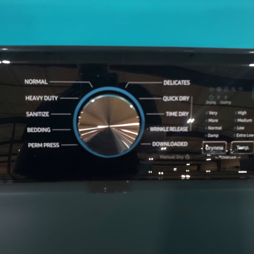 Pictures of Samsung Brushed Black 7.4 cu. ft. Smart Electric Dryer with Sensor Dry DVE47CG3500V - Open Box - Neu Appliance Outlet - Discount Appliance Outlet in Austin, Tx