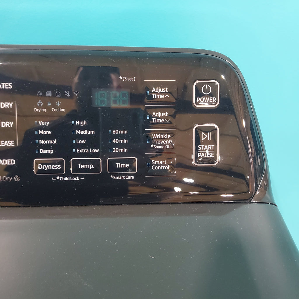 Pictures of Samsung Brushed Black 7.4 cu. ft. Smart Electric Dryer with Sensor Dry DVE47CG3500V - Open Box - Neu Appliance Outlet - Discount Appliance Outlet in Austin, Tx