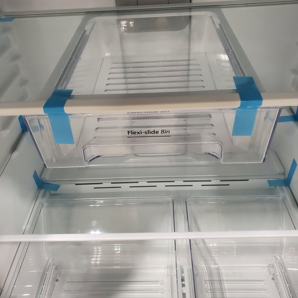 Pictures of 33" Wide Whirlpool Top Freezer 20.5 cu ft Refrigerator with Ice Maker and Frameless Glass Shelves and Flexi-Slide Bin - Open Box - Neu Appliance Outlet - Discount Appliance Outlet in Austin, Tx