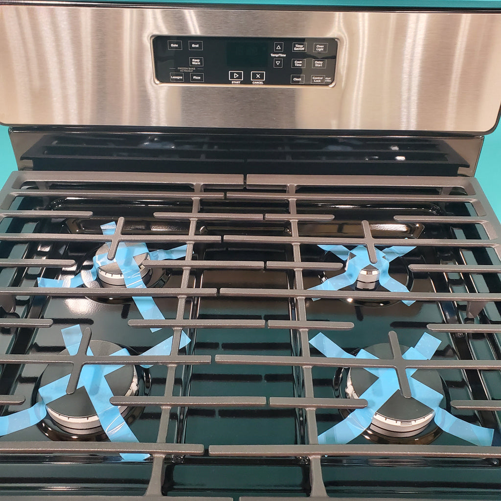 Pictures of Whirlpool Stainless 5.1 Cu. Ft. Freestanding Gas Range with Broiler Drawer and Two Speed Heat Burners - Scratch & Dent - Minor - Neu Appliance Outlet - Discount Appliance Outlet in Austin, Tx