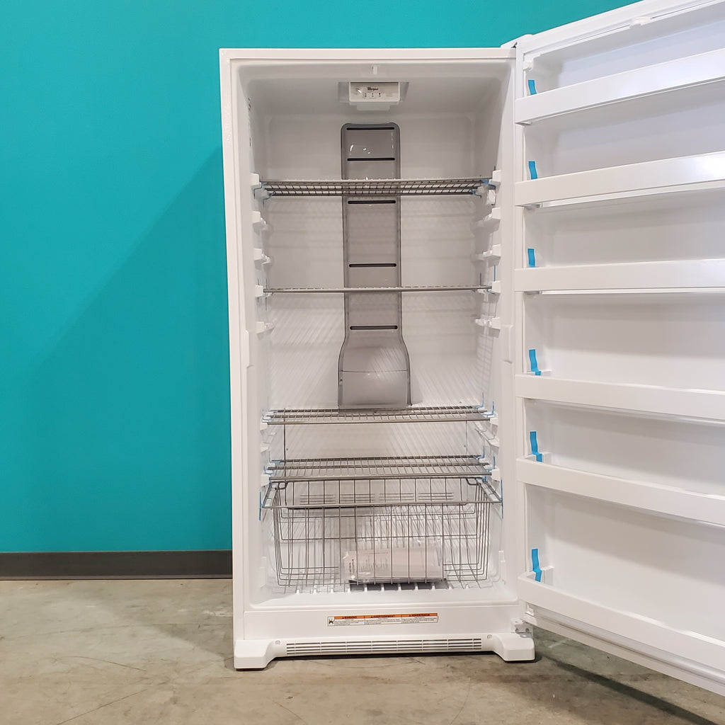 Pictures of Whirlpool 20 cu. ft. Upright Freezer with LED Lighting with Fast Freeze WZF34X20DW - Scratch & Dent - Minor - Neu Appliance Outlet - Discount Appliance Outlet in Austin, Tx