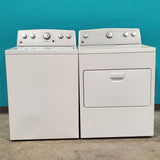 Kenmore Top Load 4.2 cu ft Capacity Washing Machine with Triple Action Agitator with Deep Fill Option and ENERGY STAR Kenmore 7.4 cu. ft. Electric Dryer with Auto-Dry - Certified Refurbished